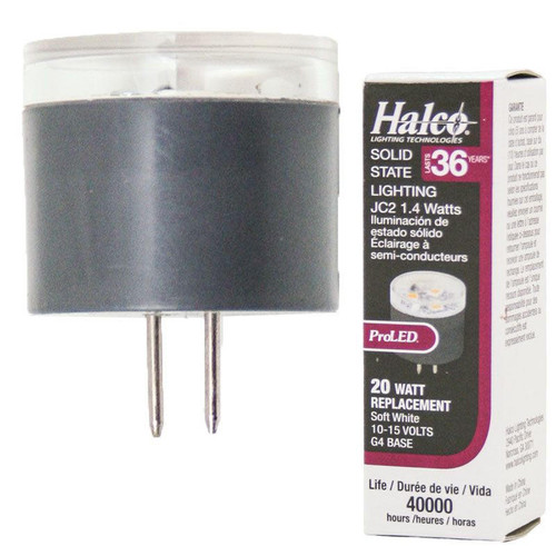  Halco 81092 ProLED JC2S/830/LED2 1.4W LED JC G4 Base 