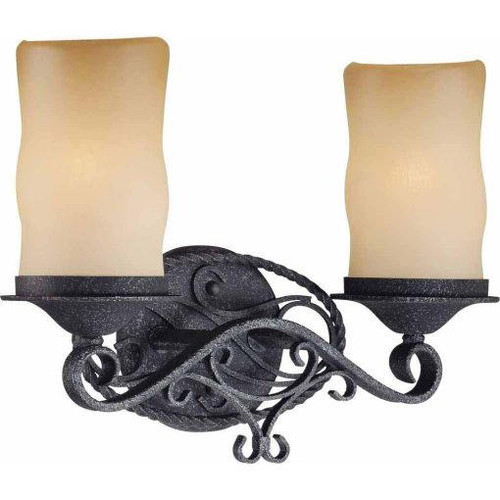 Volume Lighting Volume V4582-36 Sevila 2-light Antique Iron Bathroom Vanity 