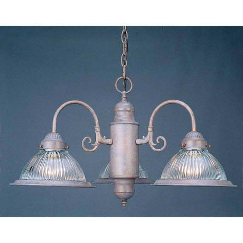 Volume Lighting Volume V4713-22 Roth 3-light Prairie Rock Chandelier 