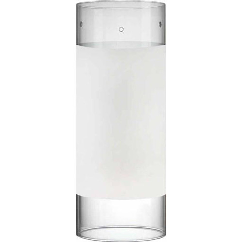 Volume Lighting Volume GS-306 Replacement 8" White with Clear Edge Glass Shade 