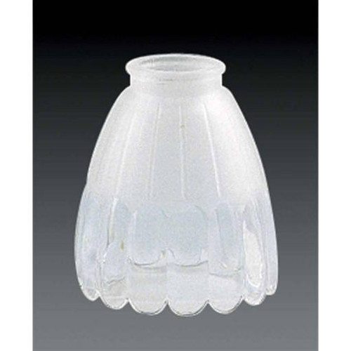 Volume Lighting Volume GS-92 Replacement 5" Bell-Shaped Clear Glass with Frost Accent Shade 