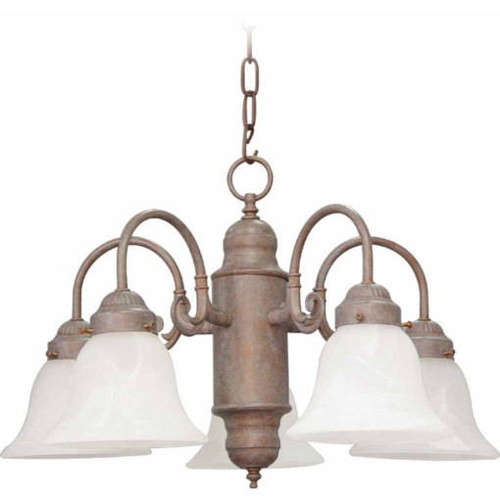 Volume Lighting Volume V4325-22 Marti 5-light Prairie Rock Chandelier 