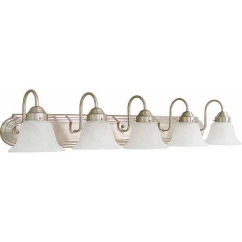 Volume Lighting Volume V1345-33 Marti 5-light Brushed Nickel Bathroom Vanity 