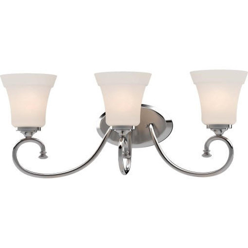 Volume Lighting Volume V1063-3 Chrome Tes 3 Light 26" Wide Bathroom Vanity Light 