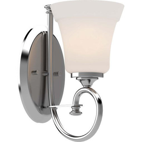 Volume Lighting Volume V3191-3 Chrome Alesia 1 Light 11" Tall Bathroom Sconce 