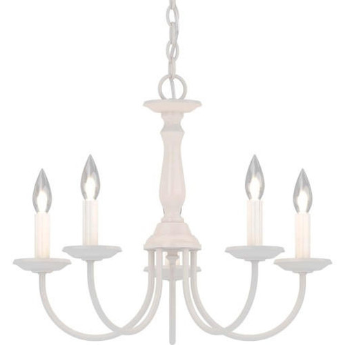 Volume V4515-6 5-light White Chandelier - iLighting.com