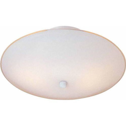 Volume Lighting Volume V1911-6 2-light White Flush Mount Ceiling Fixture 