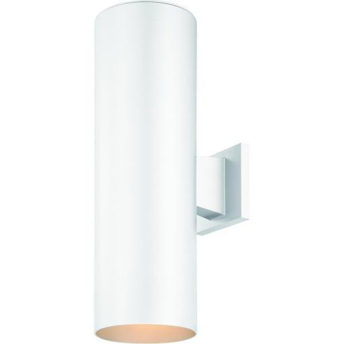 Volume Lighting Volume V9636-6 2-light 18" White Aluminum Outdoor Wall Sconce 