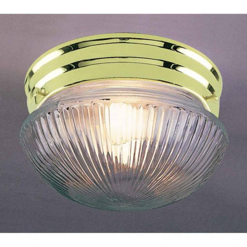 Volume Lighting Volume V7056-2 1-light Polished Brass Flush Mount Ceiling Fixture 