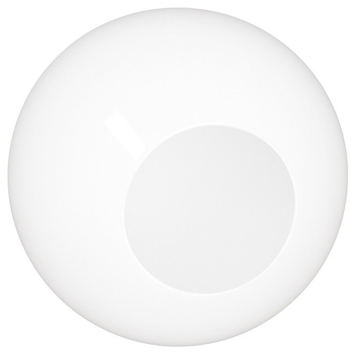10" White Light Globe – Polycarbonate – Custom Neckless Bottom Opening
