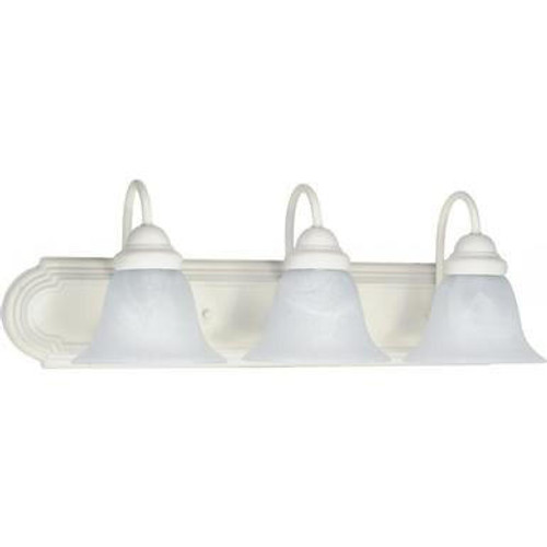 Nuvo Lighting Nuvo 60-333 Textured White 3 Light Wall Mount Fixture 