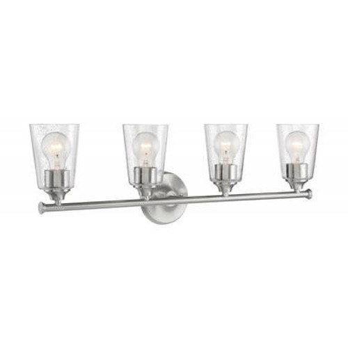 Nuvo Lighting Nuvo 60-7184 Brushed Nickel 4 Light Wall Mount Fixture 