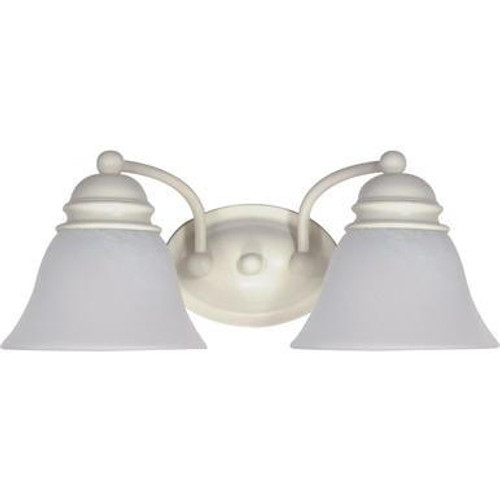 Nuvo Lighting Nuvo 60-353 Textured White 2 Light Wall Mount Fixture 