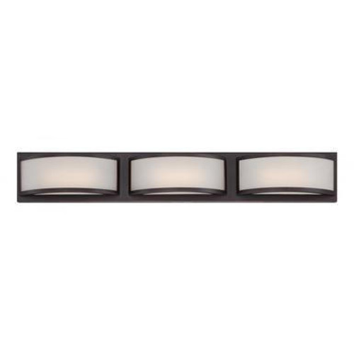 Nuvo Lighting Nuvo 62-316 Georgetown Bronze 3 Light Wall Mount Fixture 