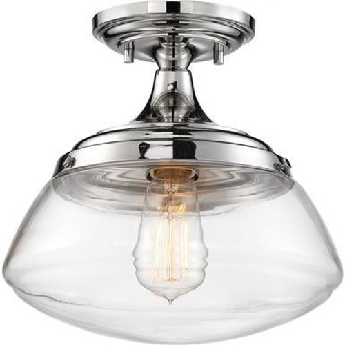 Nuvo Lighting Nuvo 60-6798 Polished Nickel Ceiling Mount Fixture 