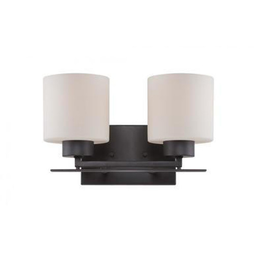 Nuvo Lighting Nuvo 60-5302 Aged Bronze 2 Light Wall Mount Fixture 