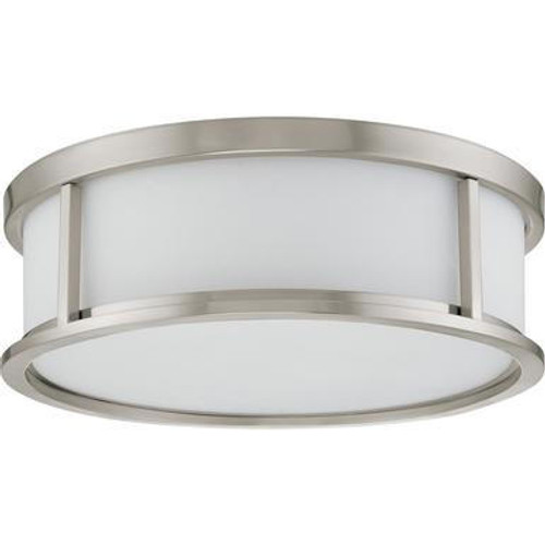 Nuvo Lighting Nuvo 60-2864 Brushed Nickel 3 Light Ceiling Mount Fixture 