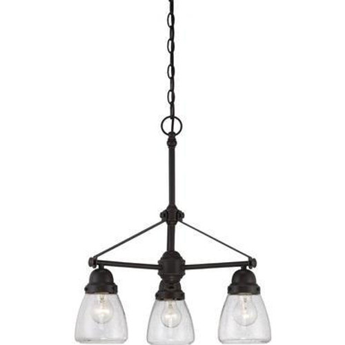 Nuvo Lighting Nuvo 60-5546 Sudbury Bronze 3 Light Ceiling Mount Fixture 