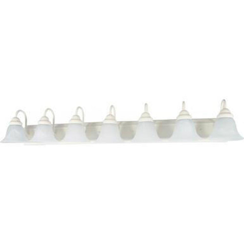 Nuvo Lighting Nuvo 60-294 Textured White 7 Light Wall Mount Fixture 