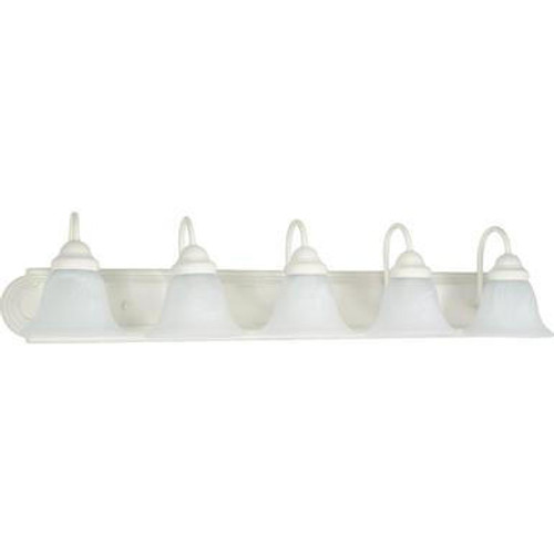 Nuvo Lighting Nuvo 60-335 Textured White 5 Light Wall Mount Fixture 