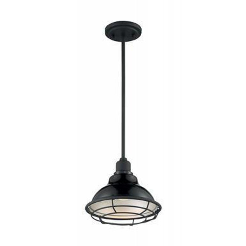 Nuvo Lighting Nuvo 60-7003 Black and Silver Ceiling Mount Fixture 