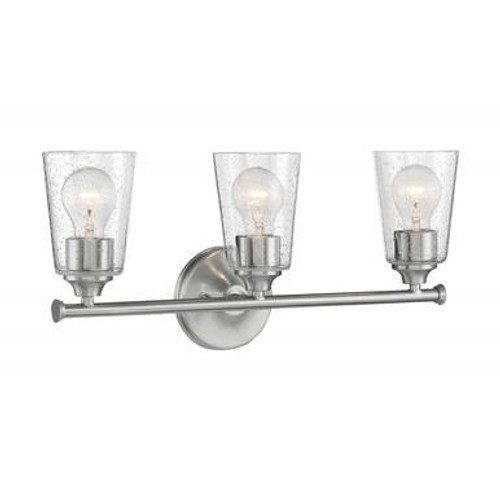 Nuvo Lighting Nuvo 60-7183 Brushed Nickel 3 Light Wall Mount Fixture 