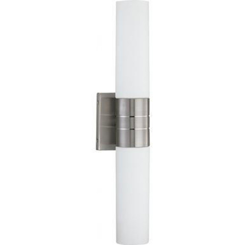 Nuvo Lighting Nuvo 60-2936 Brushed Nickel Vertical Wall Sconce 