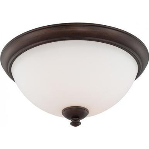 Nuvo Lighting Nuvo 60-5141 Prairie Bronze 3 Light Ceiling Mount Fixture 