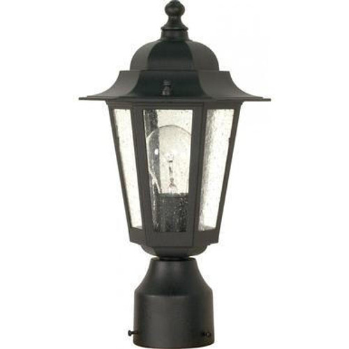 Nuvo Lighting Nuvo 60-996 Textured Black Post Lantern Fixture 