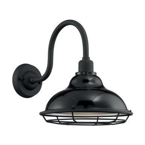 Nuvo Lighting Nuvo 60-7002 Black and Silver Wall Mount Fixture 