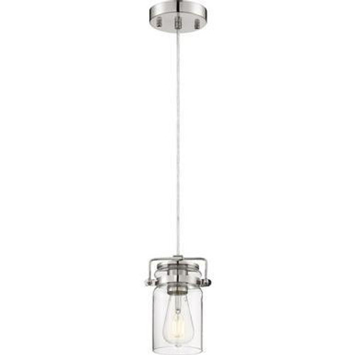 Nuvo Lighting Nuvo 60-6734 Polished Nickel Ceiling Mount Fixture 