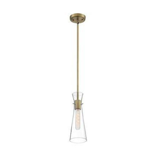 Nuvo Lighting Nuvo 60-6858 Vintage Brass Ceiling Mount Fixture 