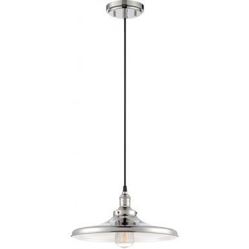 Nuvo Lighting Nuvo 60-5406 Polished Nickel Ceiling Mount Fixture 