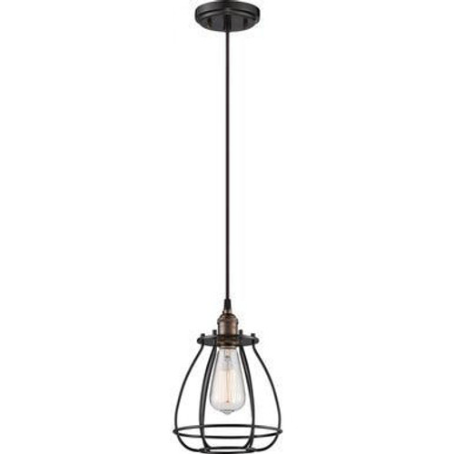 Nuvo Lighting Nuvo 60-5501 Rustic Bronze Ceiling Mount Fixture 