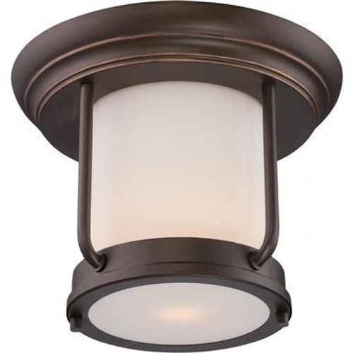 Nuvo Lighting Nuvo 62-633 Mahogany Bronze Ceiling Mount Fixture 