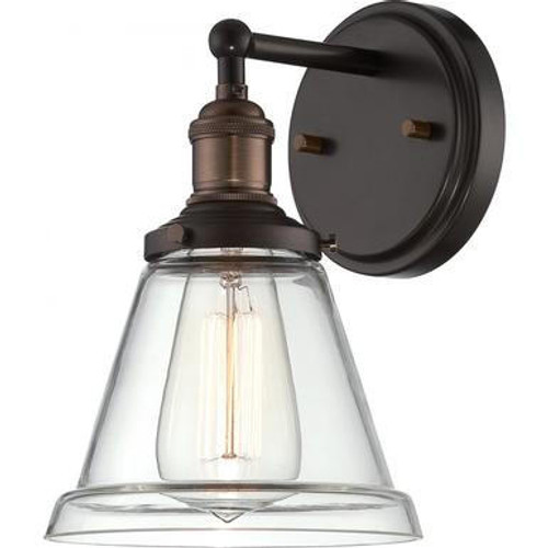 Nuvo Lighting Nuvo 60-5512 Rustic Bronze Wall Mount Fixture 