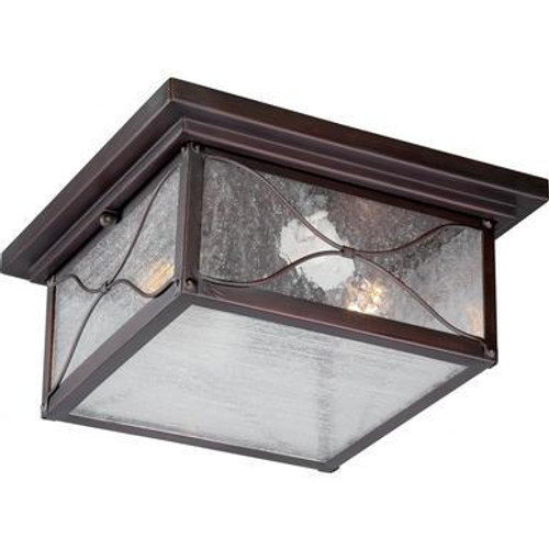 Nuvo Lighting Nuvo 60-5616 Classic Bronze 2 Light Ceiling Mount Fixture 