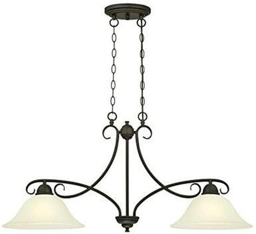 Westinghouse Lighting Westinghouse 6305900 Dunmore Two-Light Indoor Island Pendant 