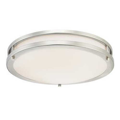 Westinghouse Lighting Westinghouse 6401200 Lauderdale 15-3/4-Inch Dimmable LED Indoor Flush Mount Ceiling Fixture 
