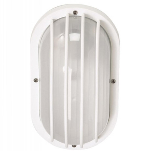  Wave Lighting S76WF-WH White Oval Wall Light 