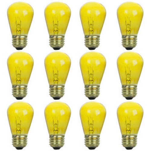  Sunlite 41486-SU Yellow S14 Incandescent Light Bulb 