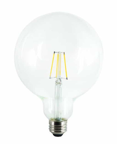 FG40D4030E26SCL95 TCP - 4.5W G40 Clear LED Filament Globe Bulb - 3000K - 95 CRI