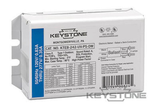 Keystone Technologies Keystone KTEB-242-UV-PS-DW Fluorescent Ballast 