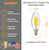  Sunlite 40302-SU Chandelier Light Bulb 