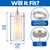  Volume Lighting V2451-33 Mini Cylinder Pendant Light with Clear Glass and White Shade