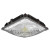 65W Square LED Parking Garage Light - Low Profile - Bronze