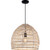 Volume Lighting Volume V2101-5 Black Island Basket Pendant Light Fixture 