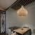 Volume Lighting Volume V2151-5 Rattan Island Basket Pendant Light Fixture 