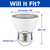 40984-SU Sunlite - 7W PAR16 Short Neck LED Bulb - 5000K - 6 Pack