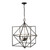 Artcraft Lighting Artcraft AC11204PN Matte Black & Polished Nickel Chandelier Fixture